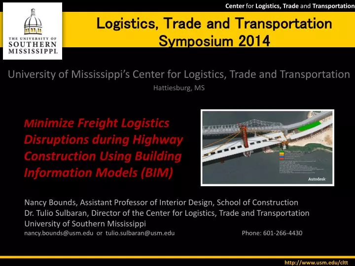 logistics trade and transportation symposium 2014