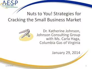 Nuts to You! Strategies for Cracking the Small Business Market