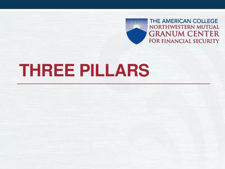 three pillars