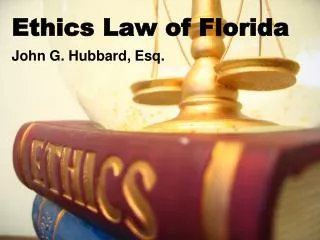 Ethics Law of Florida