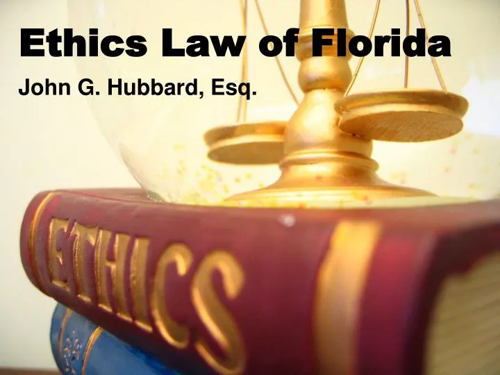 ethics law of florida