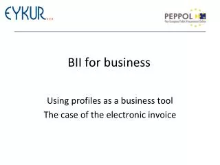 BII for business