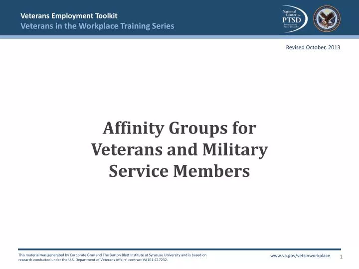 affinity groups for veterans and military service members