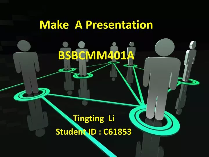 make a presentation bsbcmm401a