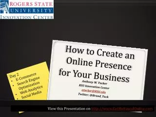 How to Create an Online Presence for Your Business