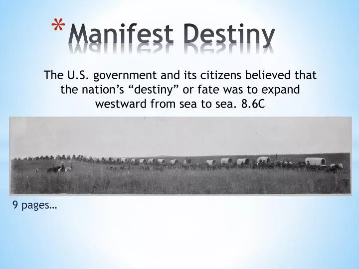 manifest destiny