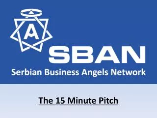 The 15 Minute Pitch