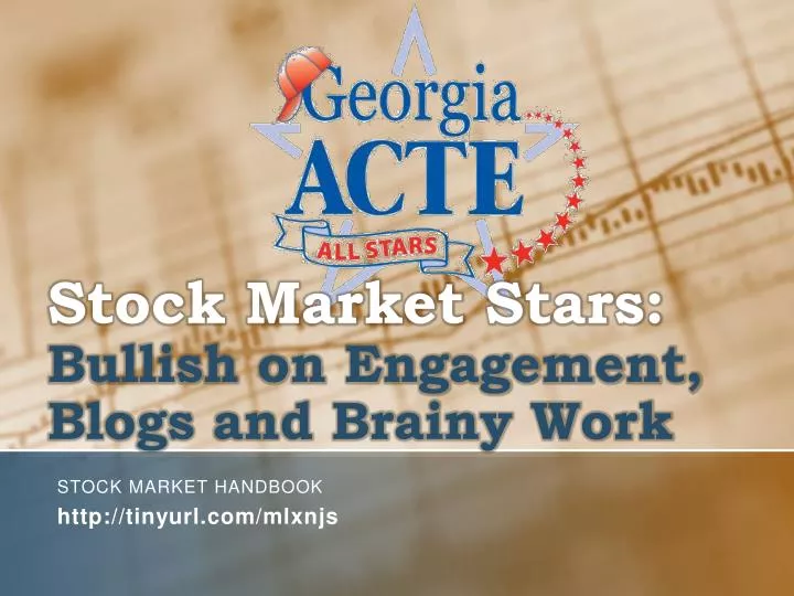 stock market stars bullish on engagement blogs and brainy work