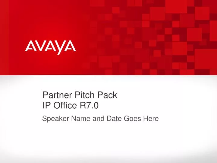 partner pitch pack ip office r7 0