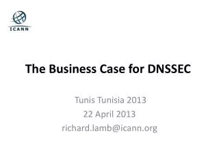 The Business Case for DNSSEC