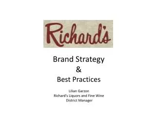 Brand Strategy &amp; Best Practices