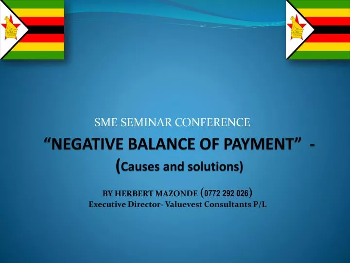 negative balance of payment causes and solutions
