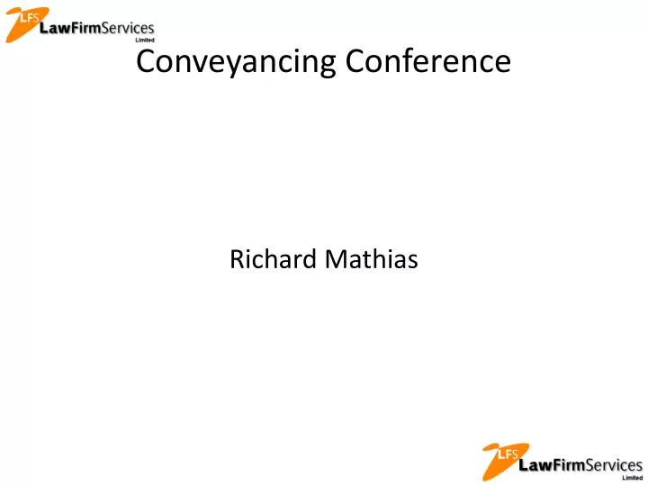 conveyancing conference