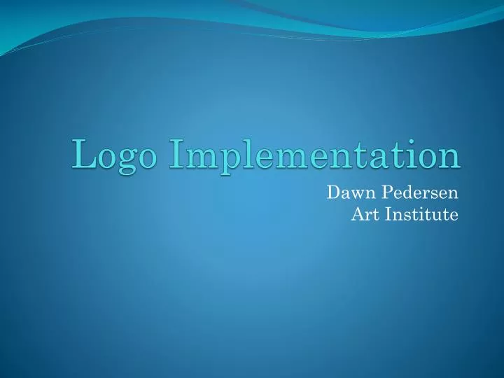 logo implementation