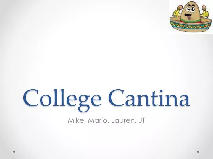 college cantina