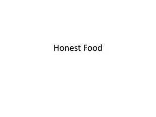 Honest Food