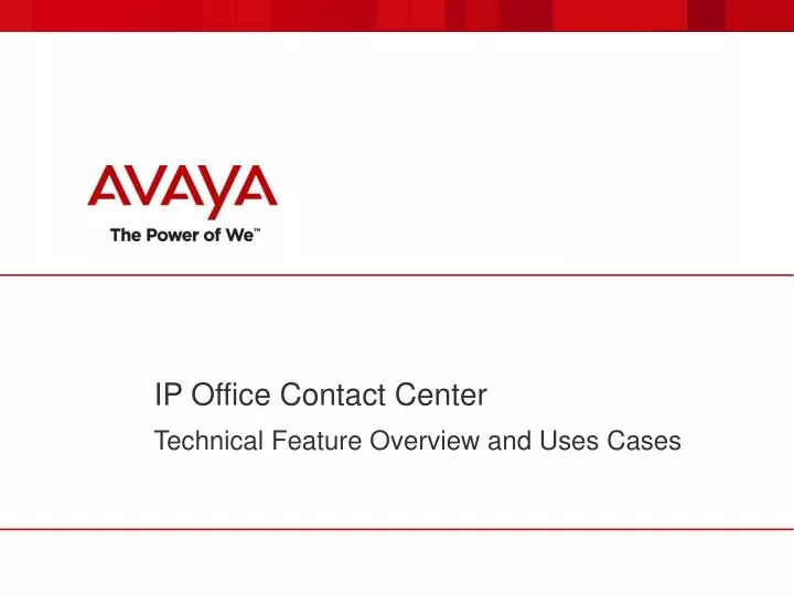 ip office contact center