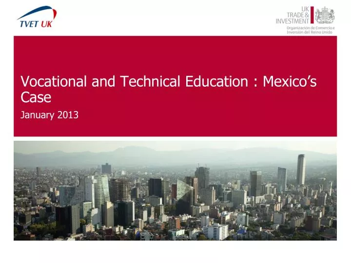 vocational and technical education mexico s case