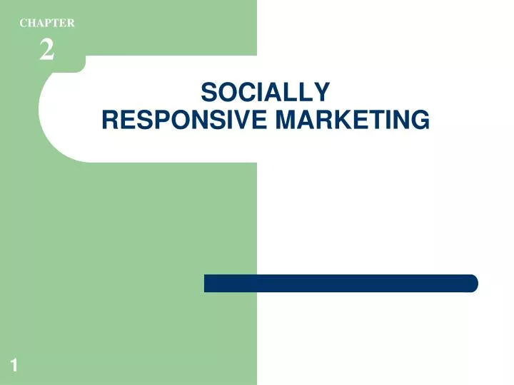 socially responsive marketing