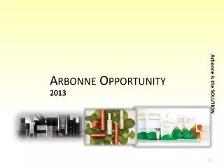 Arbonne Opportunity