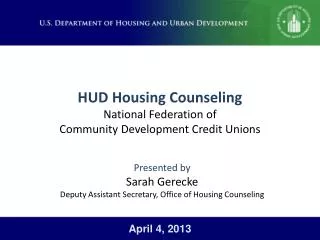 HUD Housing Counseling National Federation of Community Development Credit Unions