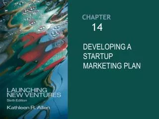 Developing a startup marketing plan
