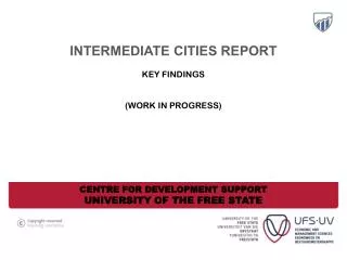 intermediate cities report Key findings (Work in progress)