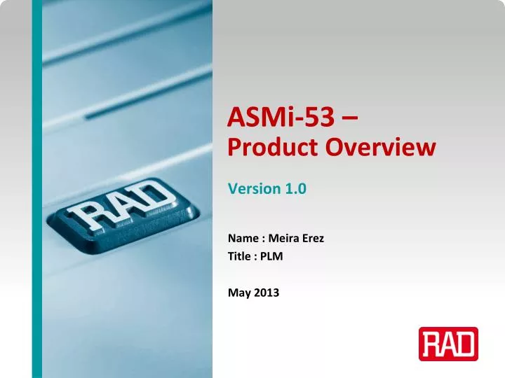 asmi 53 product overview