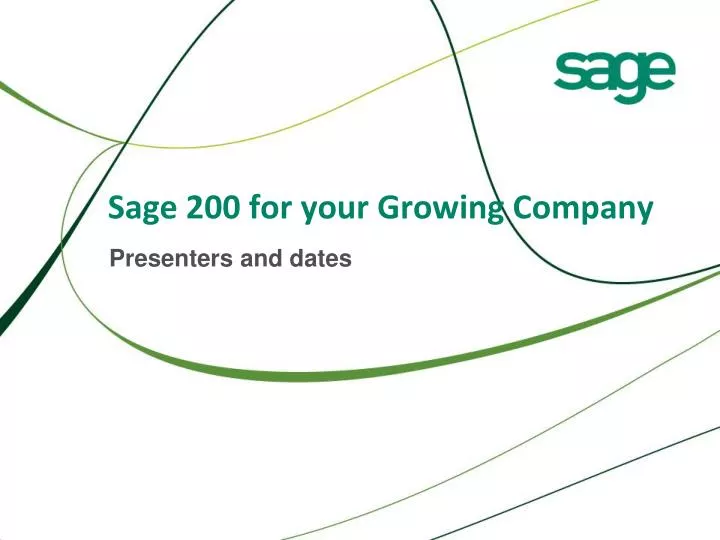 sage 200 for your growing company