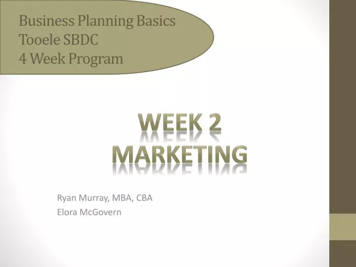business planning basics tooele sbdc 4 week program