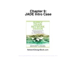 Chapter 9: JADE Intro Case