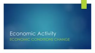 economic activity