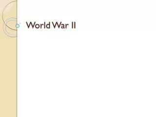 World War II