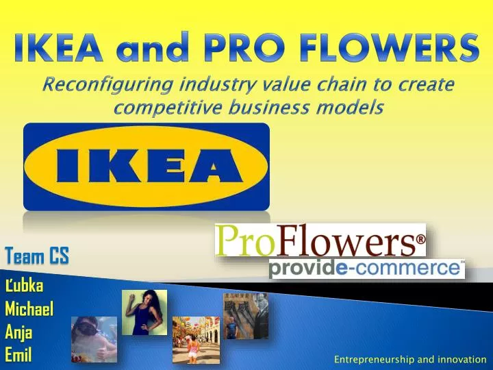 ikea and pro flowers reconfiguring industry value chain to create competitive business models