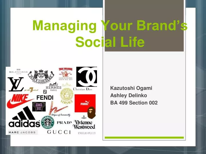managing your brand s social life