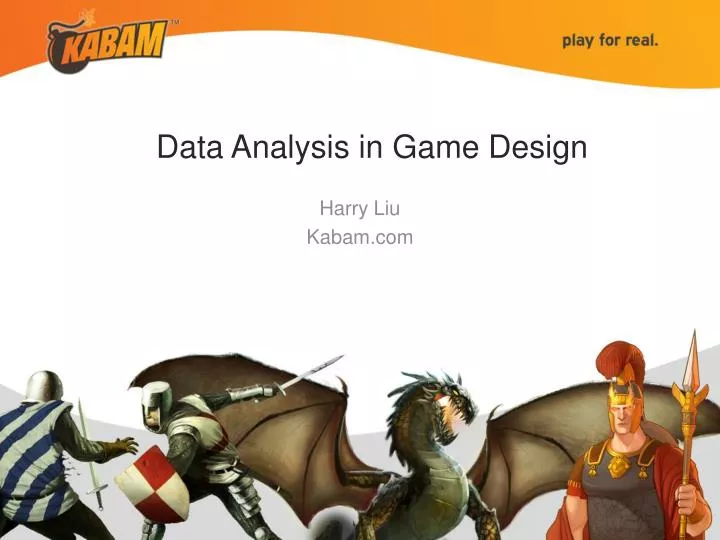 data analysis in game d esign
