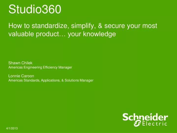 studio360 how to standardize simplify secure your most valuable product your knowledge