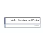 Market Structure and Pricing - slide 1