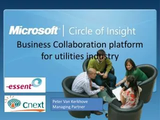Business Collaboration platform for utilities industry