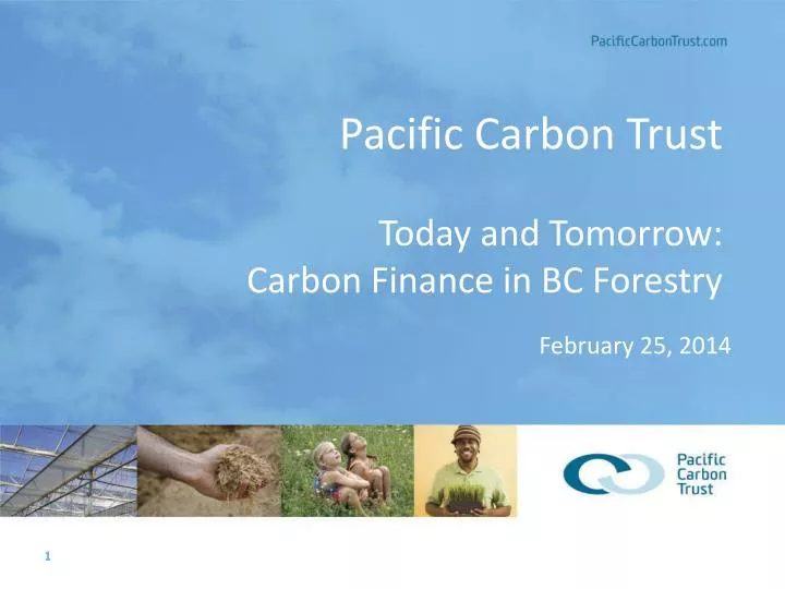 pacific carbon trust today and tomorrow carbon finance in bc forestry