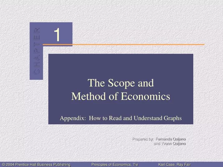 the scope and method of economics