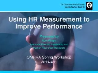 Using HR Measurement to Improve Performance