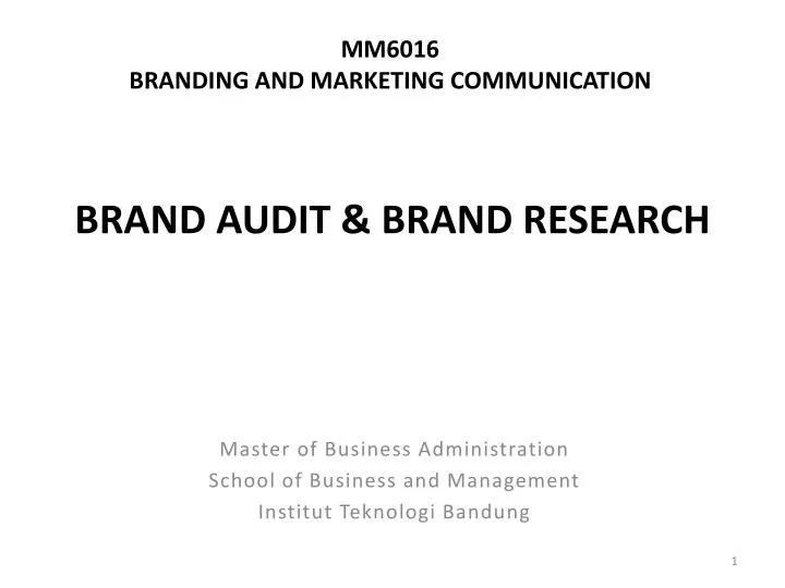 mm6016 branding and marketing communication