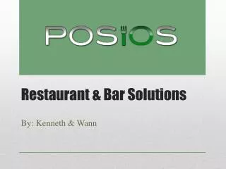 Restaurant &amp; Bar Solutions