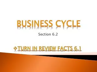 business cycle