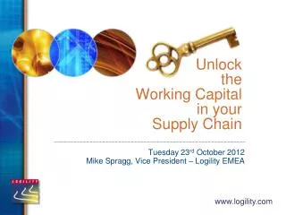 Unlock the Working Capital in your Supply Chain