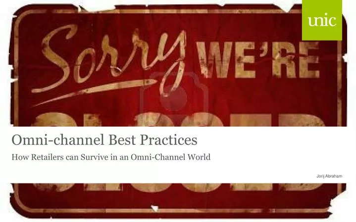 omni channel best practices