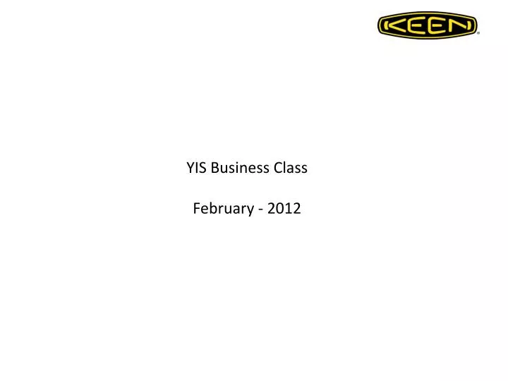 yis business class february 2012
