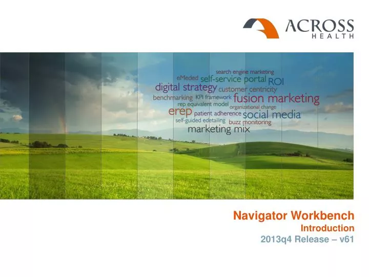 navigator workbench introduction 2013q4 release v61