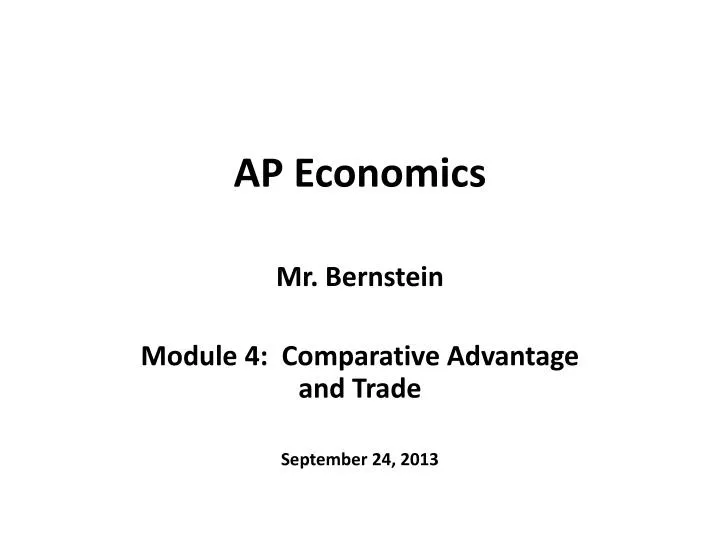 ap economics